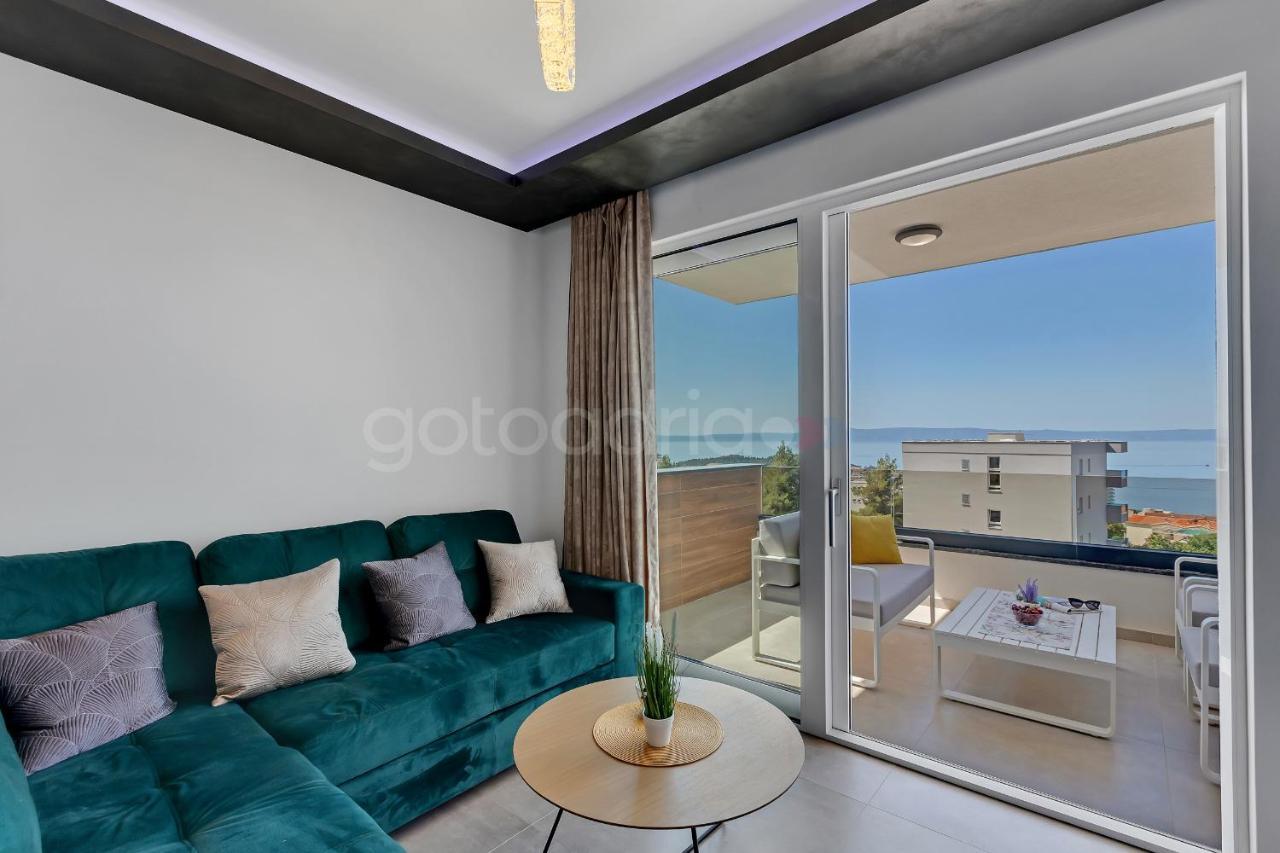 Luxury Seaview Apt Luki - Free Parking Makarska Exteriör bild
