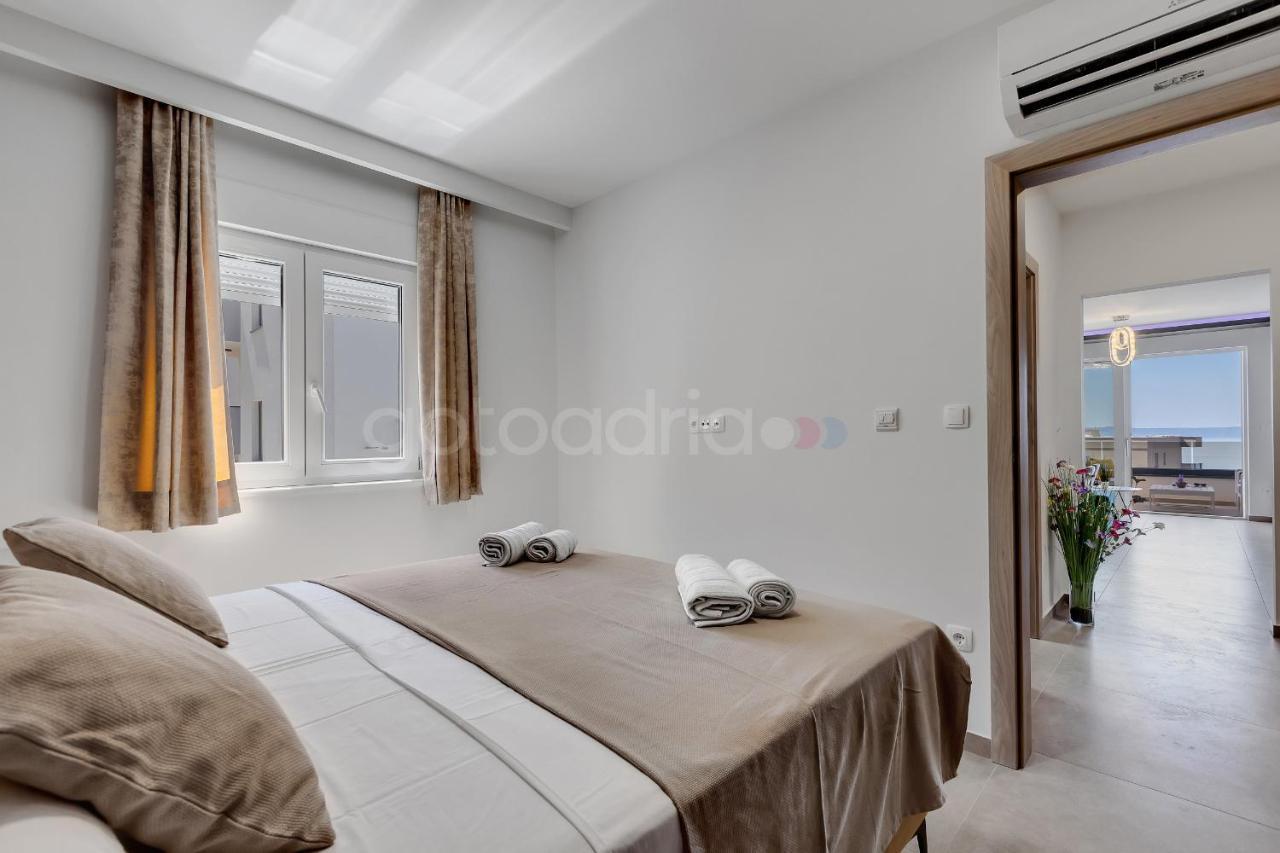 Luxury Seaview Apt Luki - Free Parking Makarska Exteriör bild
