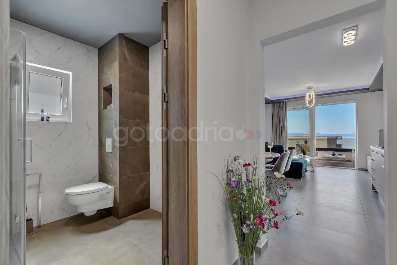 Luxury Seaview Apt Luki - Free Parking Makarska Exteriör bild