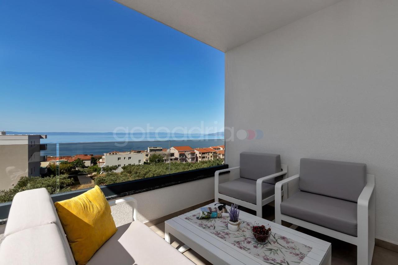Luxury Seaview Apt Luki - Free Parking Makarska Exteriör bild