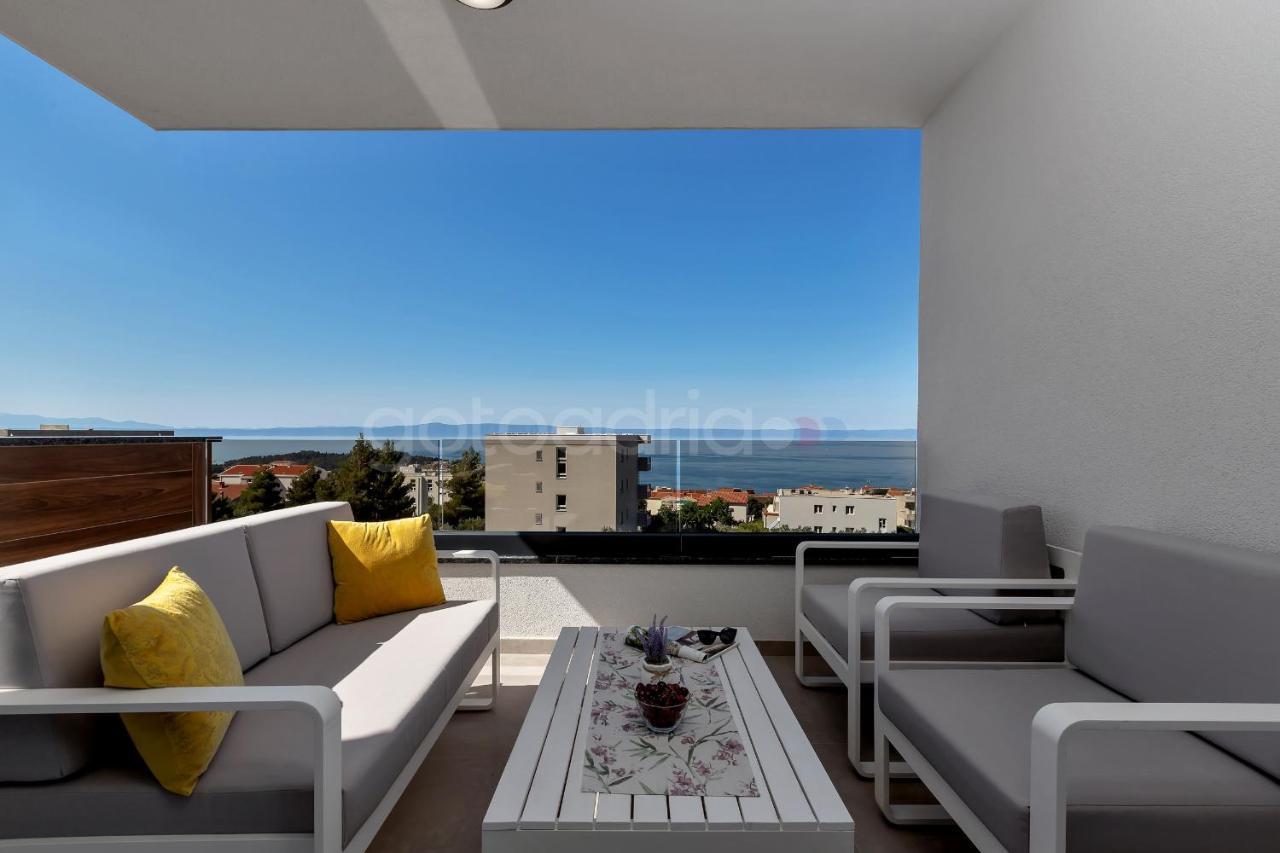 Luxury Seaview Apt Luki - Free Parking Makarska Exteriör bild
